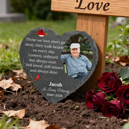 Personalized Remembrance Stone for Memorial Garden - In Loving Memory Gift