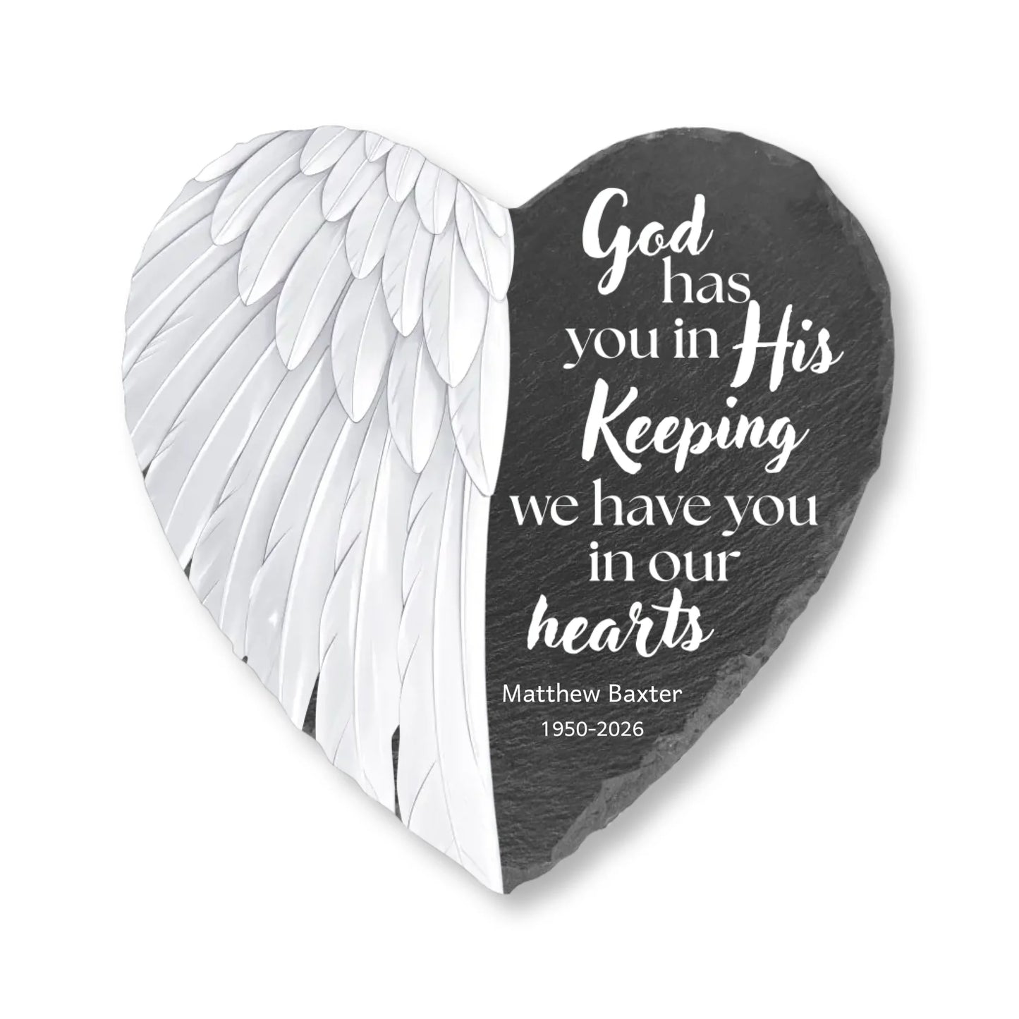 Personalized Memorial Garden Stone - In Loving Memory Gift for Mom & Dad