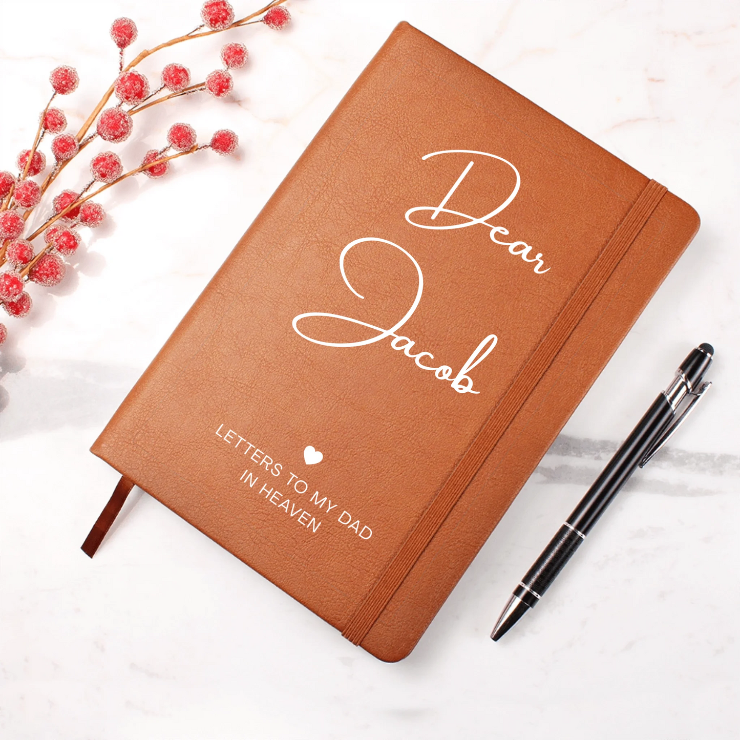 Personalized Grief Journal - Letters To My Dad - In Loving Memory Gift - Personalize Memories