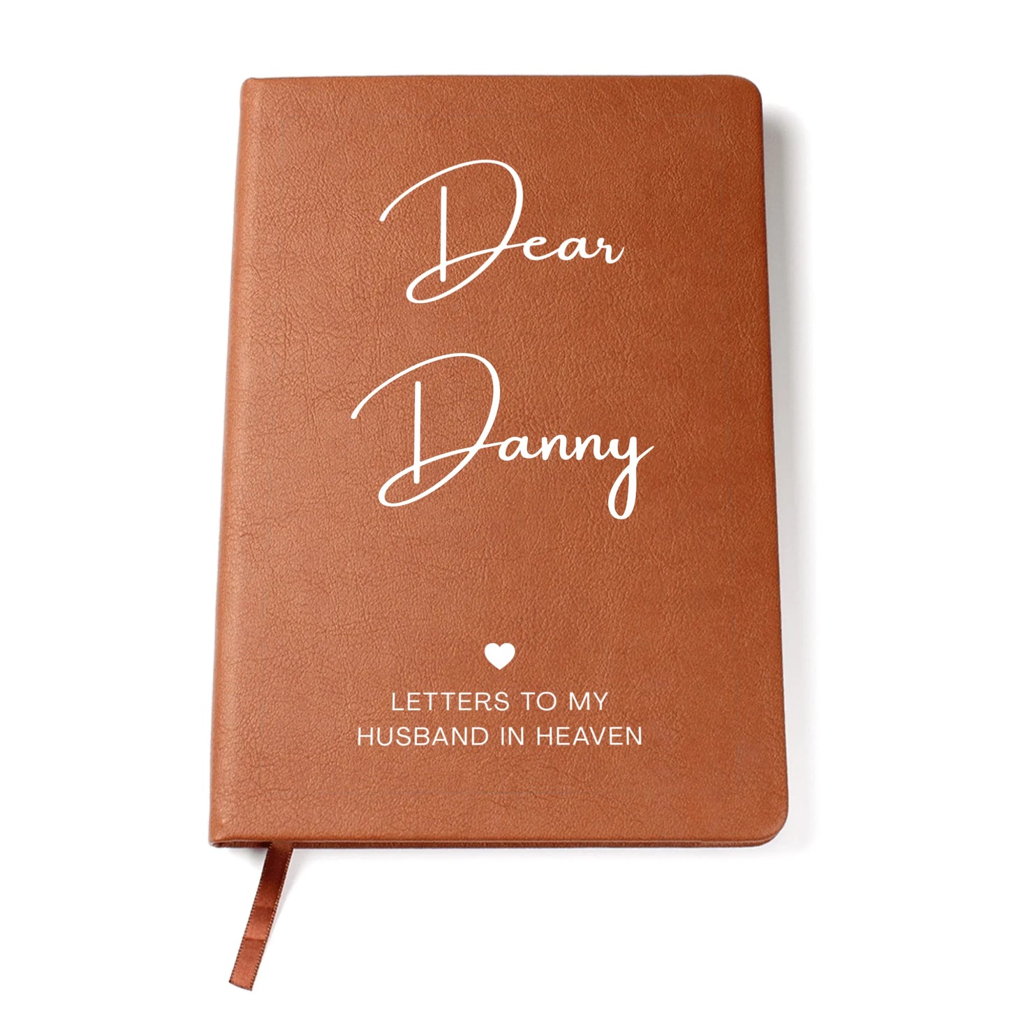 Loss of Husband Memorial Journal - Letters To My Husband - In Loving Memory Gift - Personalize Memories