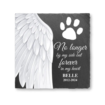 Pet Memorial Square Stone - Custom Sympathy Gift for Loss of Pet