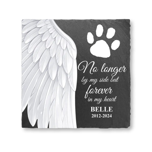 Pet Memorial Square Stone - Custom Sympathy Gift for Loss of Pet