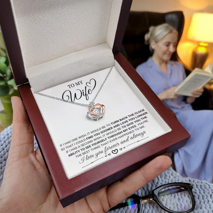 Sentimental Gift for Wife - Emotional Husband-to-Wife Jewelry for Birthday, Christmas & Valentine’s Day - Crown Pendant Necklace - Personalize Memories