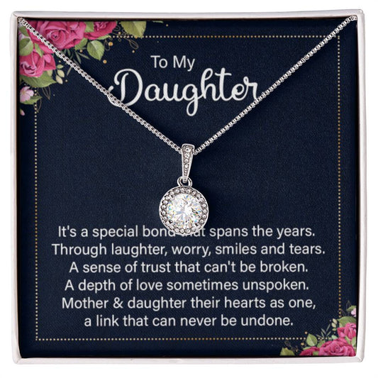 To My Daughter Necklace – Holiday Gift for Daughter Graduation – Eternal Hope Necklace