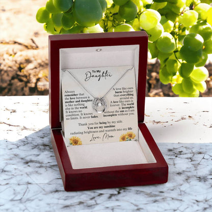 Holiday Gift for Daughter Graduation from Mom – Lucky In Love Necklace - Personalize Memories