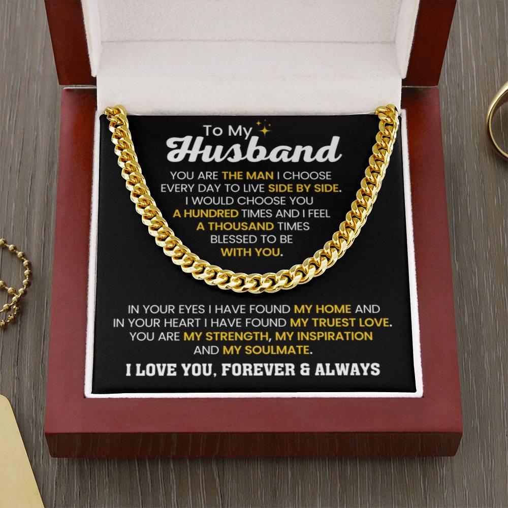 Gift for Husband from Wife - I Love You Forever & Always - Birthday & Valentine’s Day for Him - Personalize Memories