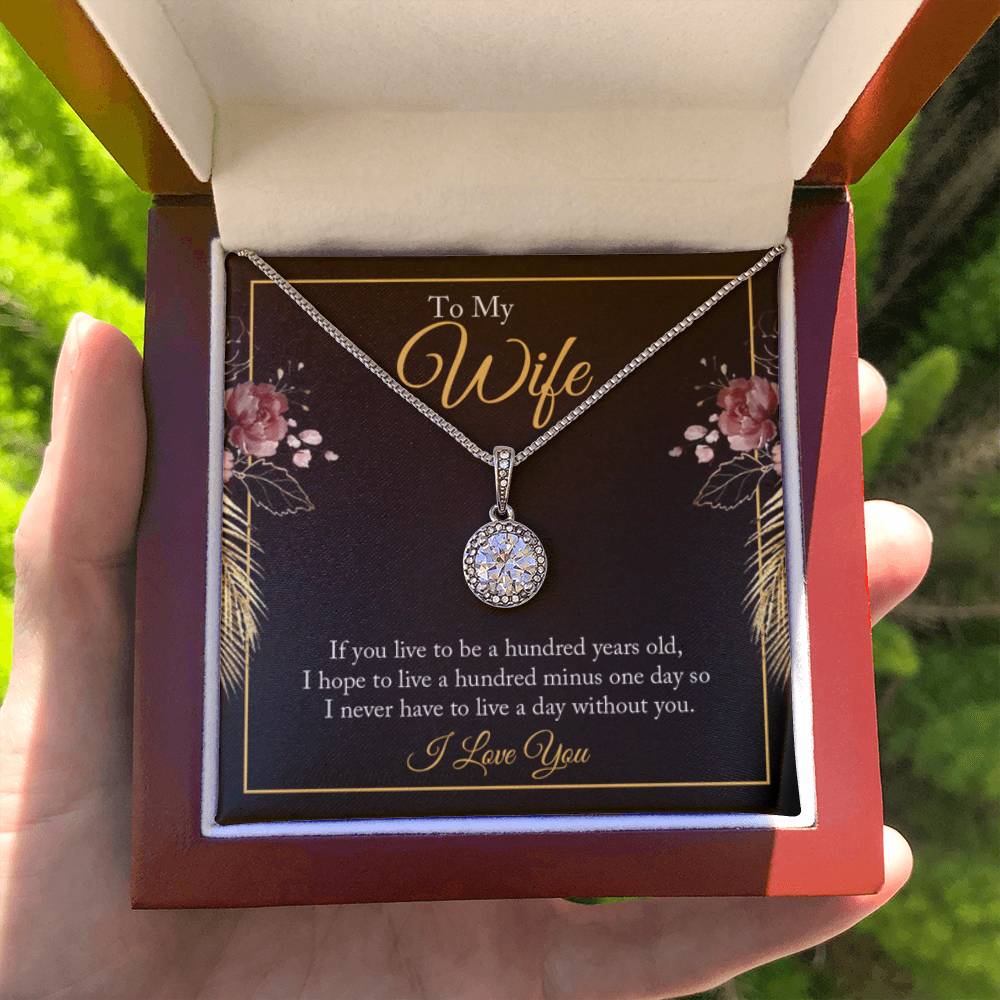 Anniversary Gift for Wife from Husband - Sweet Romantic Jewelry for Valentine’s Day - Eternal Hope Necklace - Personalize Memories