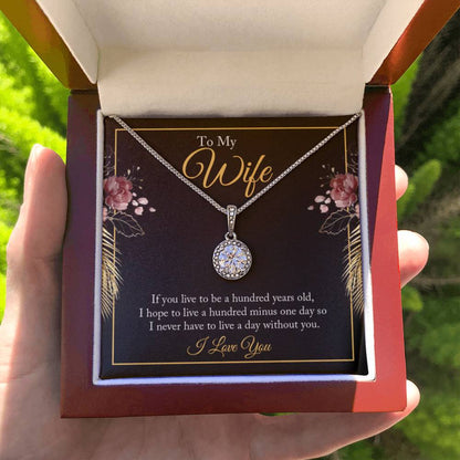 Anniversary Gift for Wife from Husband - Sweet Romantic Jewelry for Valentine’s Day - Eternal Hope Necklace - Personalize Memories