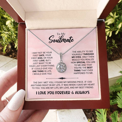 To My Soulmate - You're The Best Thing That Ever Happened To Me - Eternal Hope Necklace - Personalize Memories