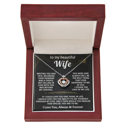 To My Wife Necklace - Perfect Romantic Gift from Husband - Crown Pendant Necklace - Personalize Memories