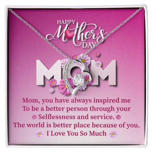 Mother's Day Gift - I Love You So Much - Forever Love Necklace - Personalize Memories
