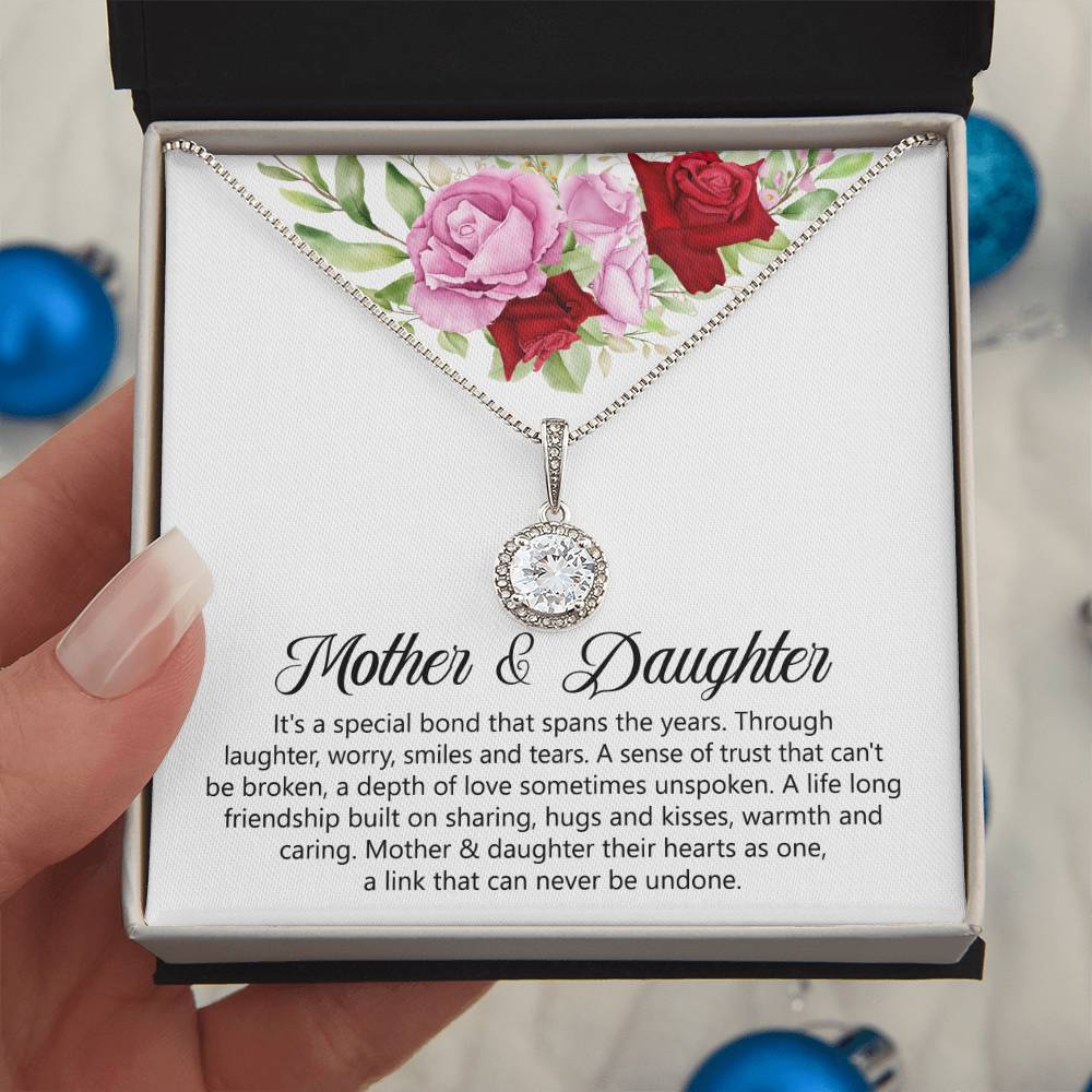 Mother & Daughter Gift - It's a Special Bond That Spans The Years - Eternal Hope Necklace - Personalize Memories