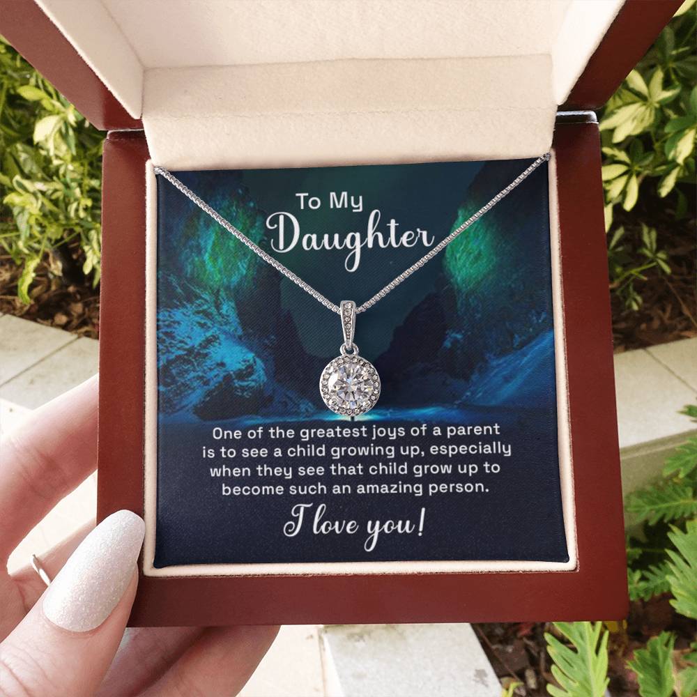 Birthday Gift for Daughter - Eternal Hope Necklace for Her - Personalize Memories