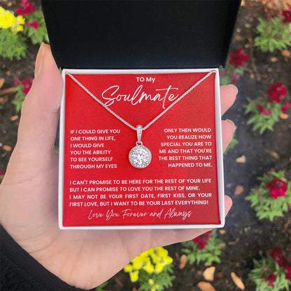 To My Soulmate - Love You Forever And Always - Eternal Hope Necklace - Personalize Memories