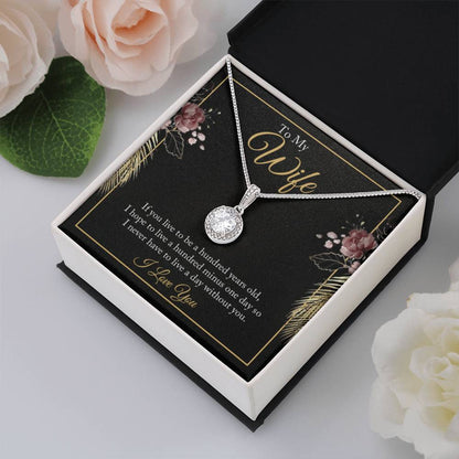 Anniversary Gift for Wife from Husband - Sweet Romantic Jewelry for Valentine’s Day - Eternal Hope Necklace - Personalize Memories