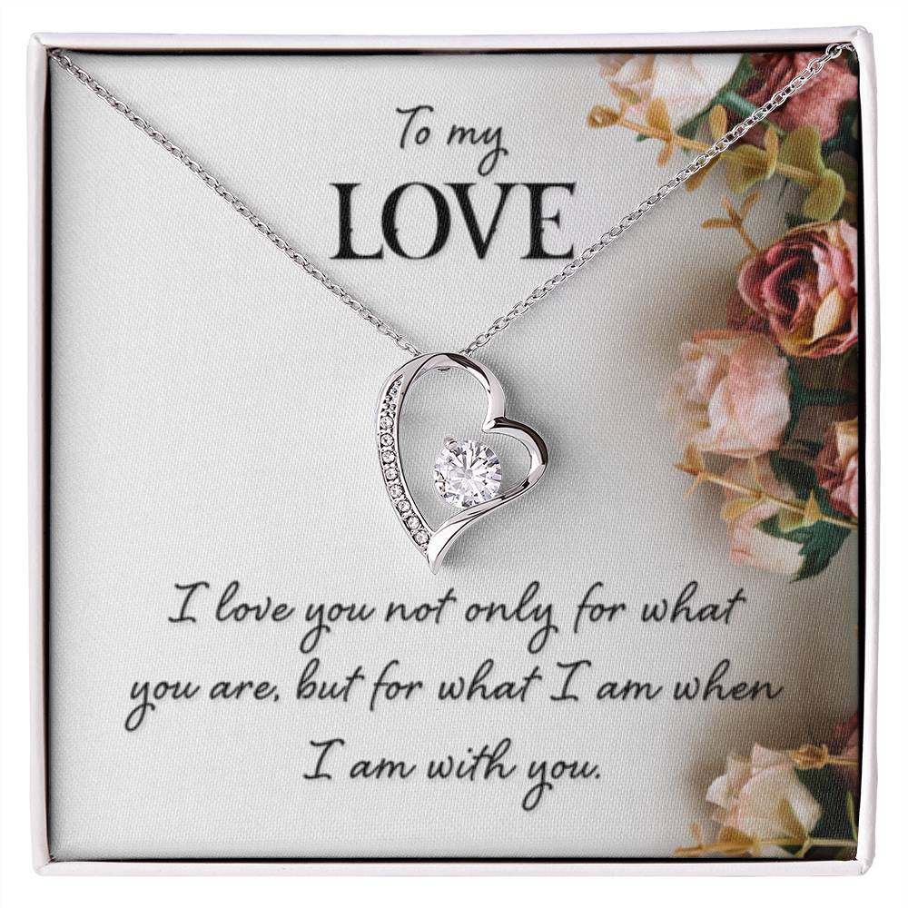 To My Love Gift - Forever Love Necklace - Perfect Gift for Soulmate - Personalize Memories