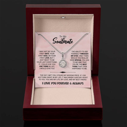 To My Soulmate - You're The Best Thing That Ever Happened To Me - Eternal Hope Necklace - Personalize Memories