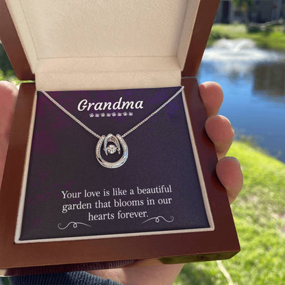 Present for Grandma - Grandma - Lucky In Love PARTNER - Personalize Memories