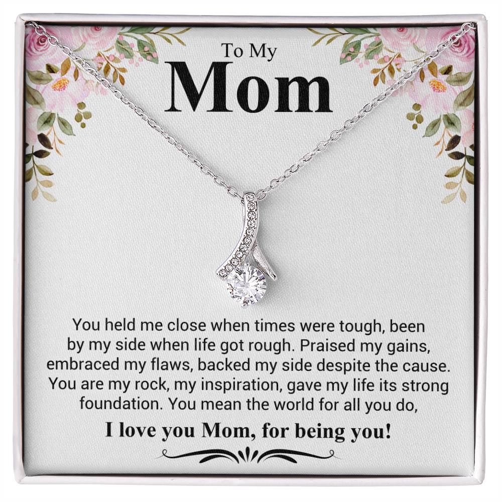 Gift for Mom - I Love You Mom - Alluring Beauty Necklace - Personalize Memories
