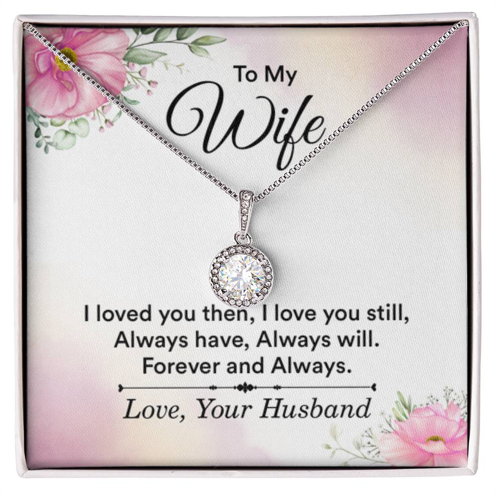 To My Wife Necklace - Meaningful Gift from Husband for Valentine’s Day - Eternal Hope Necklace - Personalize Memories