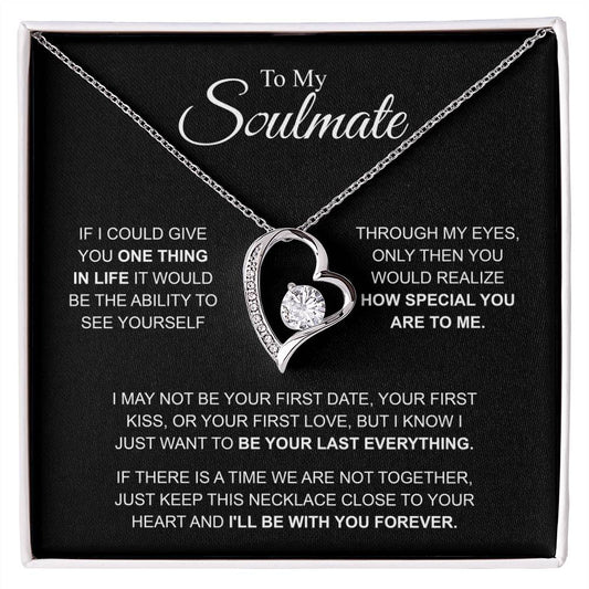 To My Soulmate - You're Special For Me - Forever Love Necklace - Personalize Memories