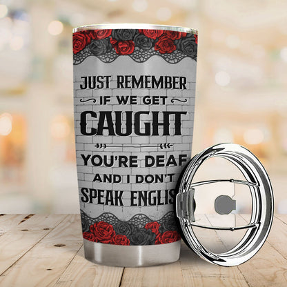 Partners In Crime If We Get Caught - Personalized Tumbler | Funny Gift for Bestie - Personalize Memories