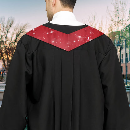 A Sweet Ending To A New Beginning - Personalized Graduation Stole | Custom Grad Sash Gift - Personalize Memories