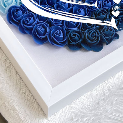 Grandma Hearts Mommy Hearts - Personalized Flower Shadow Box | Gift for Mom & Grandma - Personalize Memories