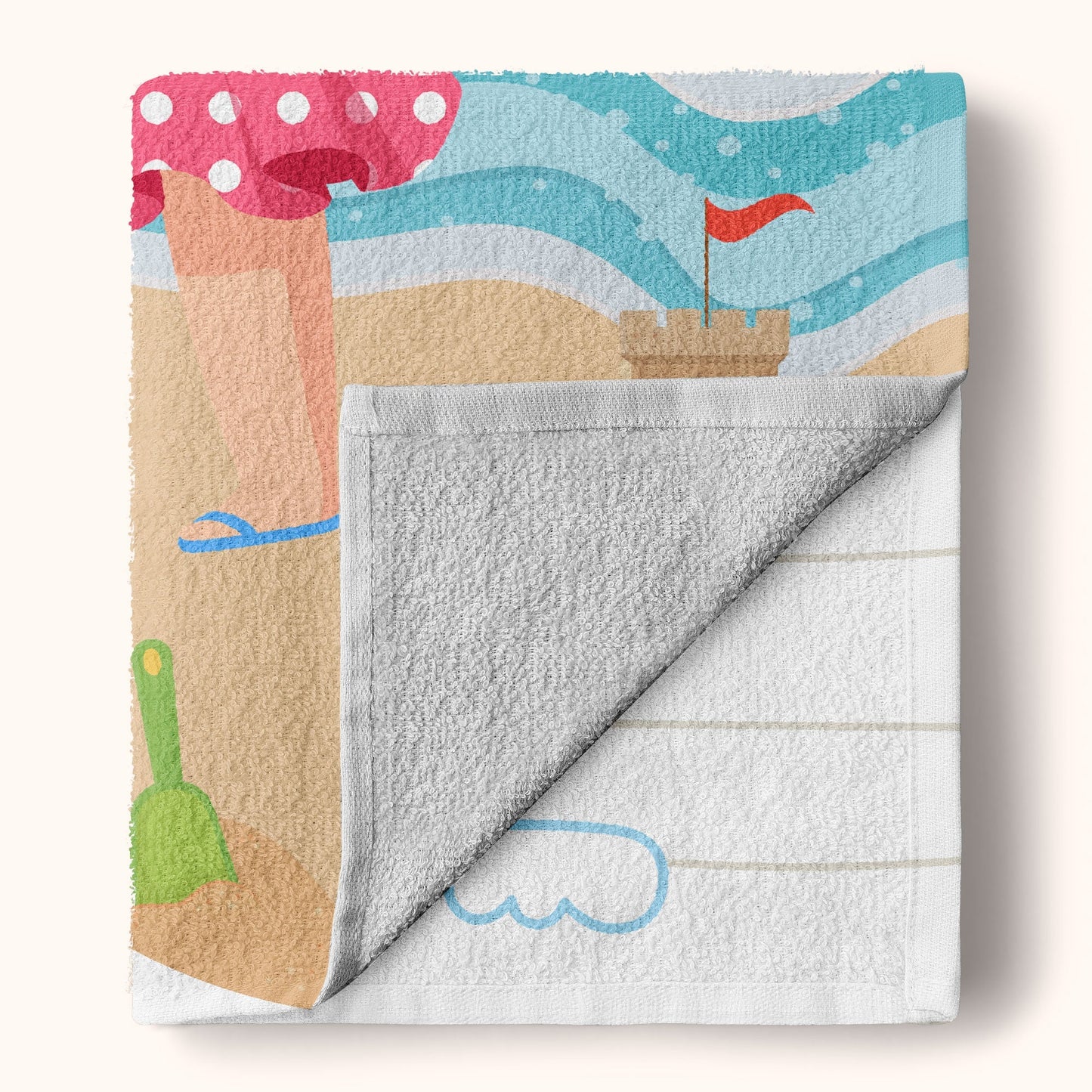 Kid On The Beach - Personalized Beach Towel - Gift for Kids - Personalize Memories