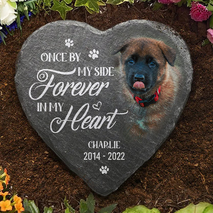 Personalized Dog Memorial Stone | Custom Pet Loss Garden Grave Marker Gift - Personalize Memories