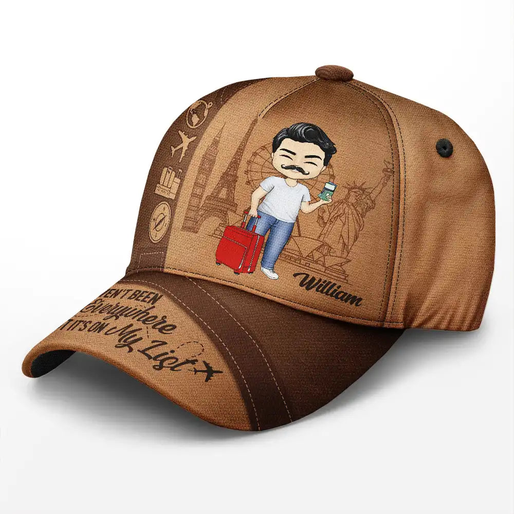 Just A Girl Who Loves Traveling - Personalized Classic Cap | Gift for Travel Lovers - Personalize Memories