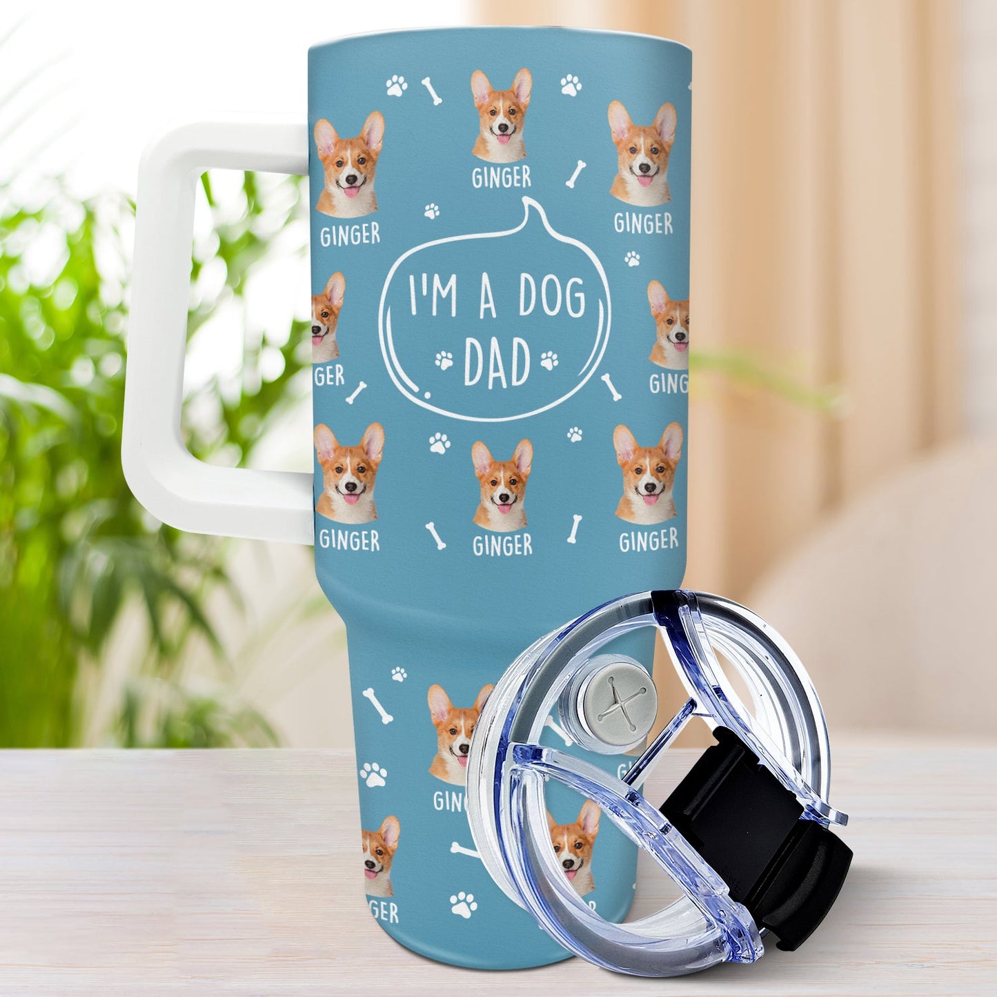 I'm A Dog Person - Personalized 40oz Tumbler With Straw | Gift for Dog Mom & Dog Dad - Personalize Memories