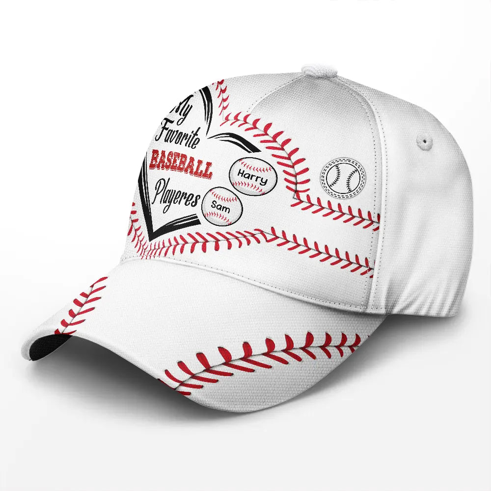 My Favorite Baseball Players - Personalized Classic Cap | Gift for Baseball Dads - Personalize Memories