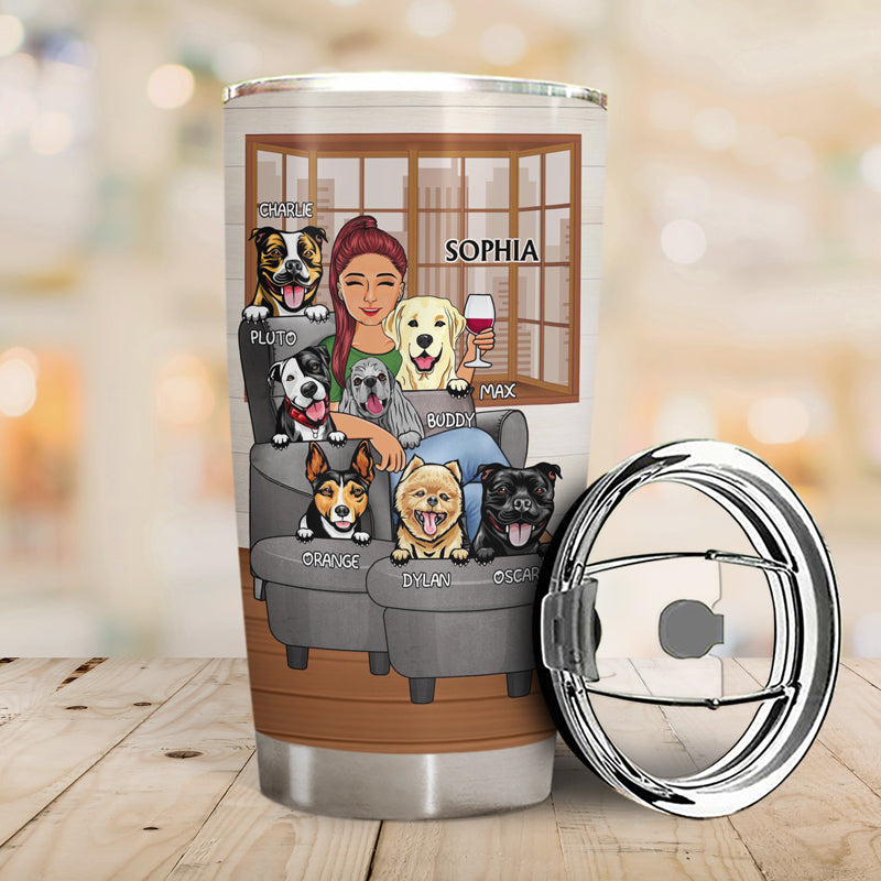 Thank You Best Dog Mom Ever - Personalized Tumbler | Gift for Dog Mom - Personalize Memories