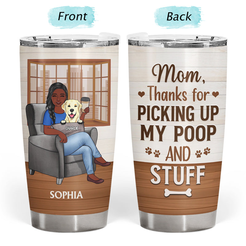 Thank You Best Dog Mom Ever - Personalized Tumbler | Gift for Dog Mom - Personalize Memories