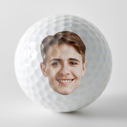 Custom Photo Golf Gift - If Found Return To This Guy - Gift For Dad, Father, Grandpa, Golfer, Golf Lover - Personalized Golf Ball - Personalize Memories