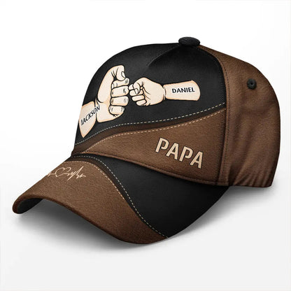 Fist Bump Best Friends For Life - Personalized Classic Cap | Gift for Dad & Grandpa - Personalize Memories