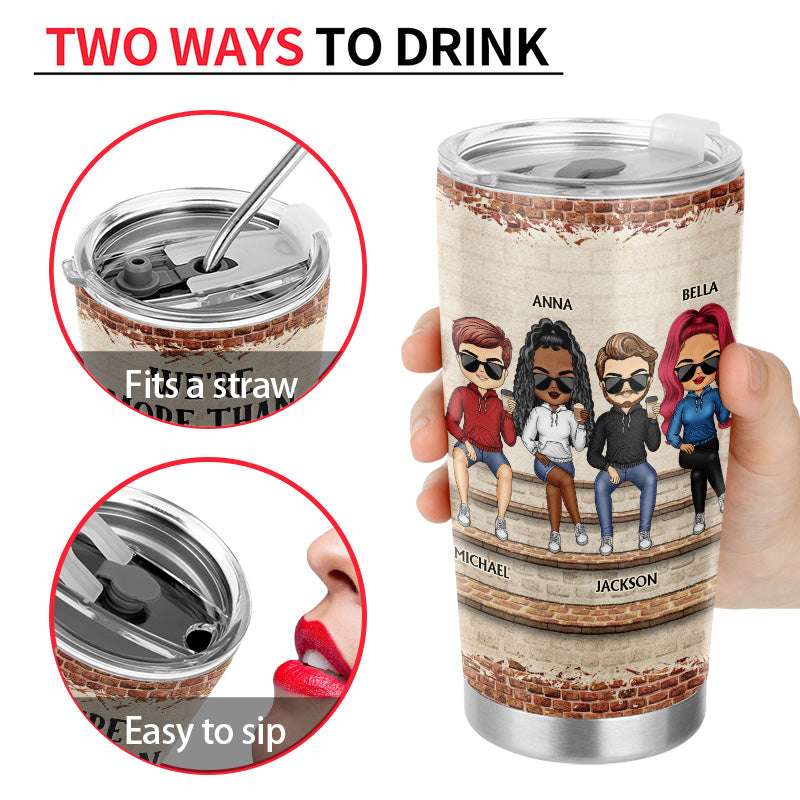 We're Sage And Hood Best Friends - Personalized Tumbler | Funny Bestie BFF Gift - Personalize Memories