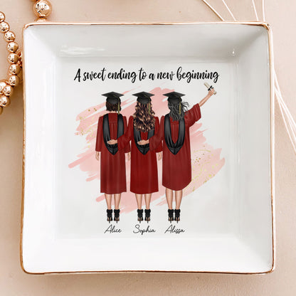 We Believed We Could So We Did - Personalized Jewelry Dish | Graduation Gift for Friends - Personalize Memories