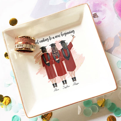 We Believed We Could So We Did - Personalized Jewelry Dish | Graduation Gift for Friends - Personalize Memories