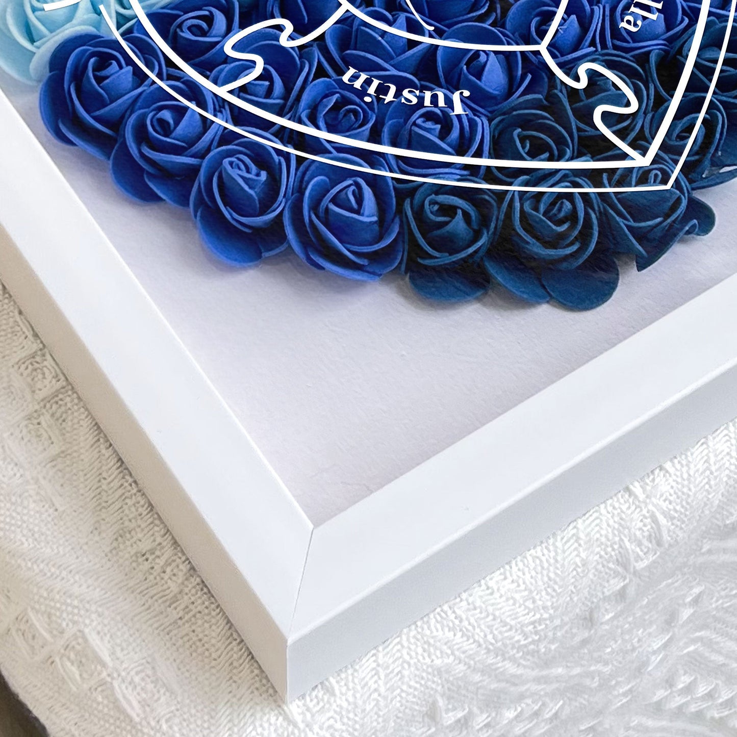 You Are The Piece That Holds Us Together - Personalized Flower Shadow Box | Gift for Mom - Personalize Memories