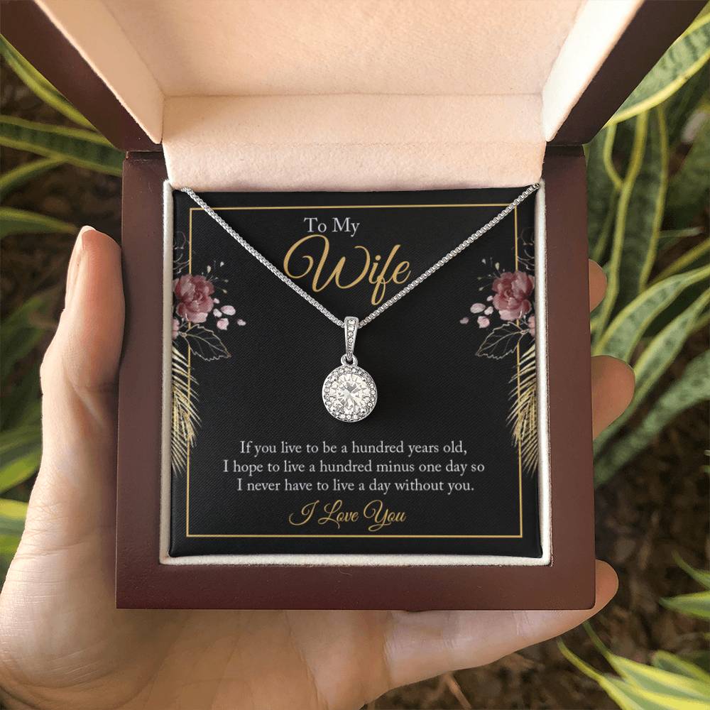 Anniversary Gift for Wife from Husband - Sweet Romantic Jewelry for Valentine’s Day - Eternal Hope Necklace - Personalize Memories