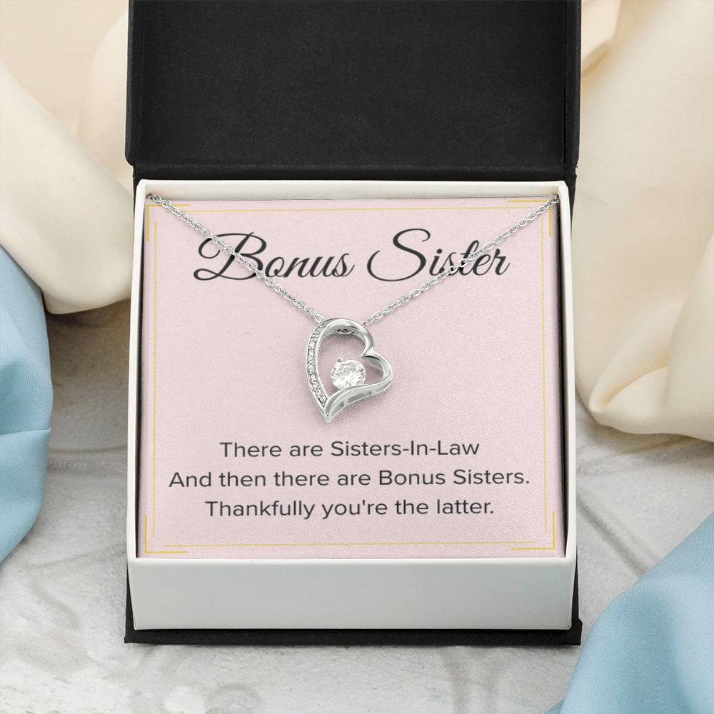 Bonus Sister Necklace Gift - Forever Love Necklace - Personalize Memories