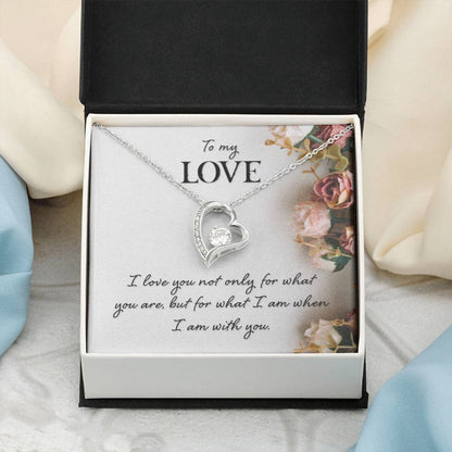 To My Love Gift - Forever Love Necklace - Perfect Gift for Soulmate - Personalize Memories