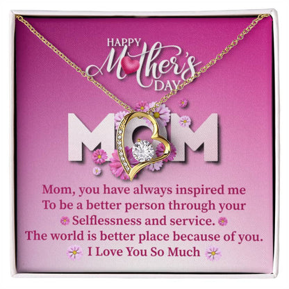 Mother's Day Gift - I Love You So Much - Forever Love Necklace - Personalize Memories