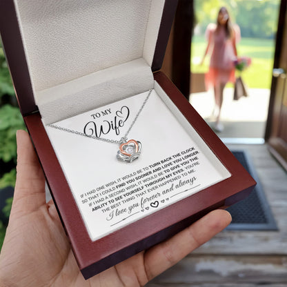 Sentimental Gift for Wife - Emotional Husband-to-Wife Jewelry for Birthday, Christmas & Valentine’s Day - Crown Pendant Necklace - Personalize Memories
