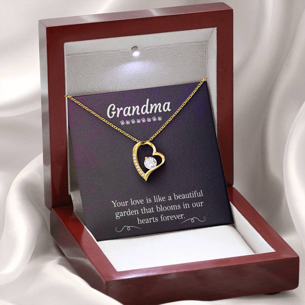Present for Grandma - Grandma - Forever Love Necklace - Personalize Memories