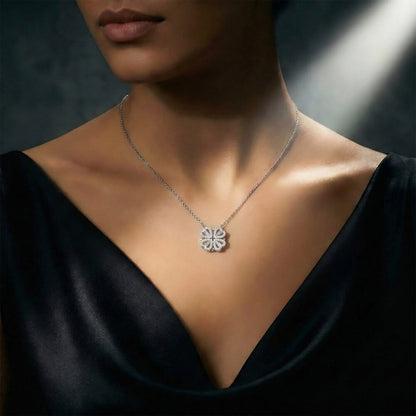 To The Woman Who Changed My Life - Magnetic Hearts Necklace Gift Set
