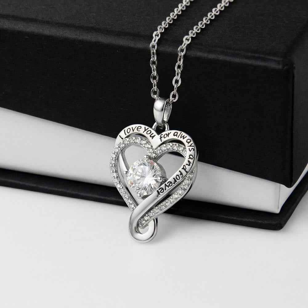 To My Wife - I Love You Always & Forever Necklace Gift Set