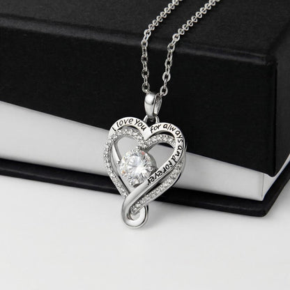 To My Wife - I Love You Always & Forever Necklace Gift Set